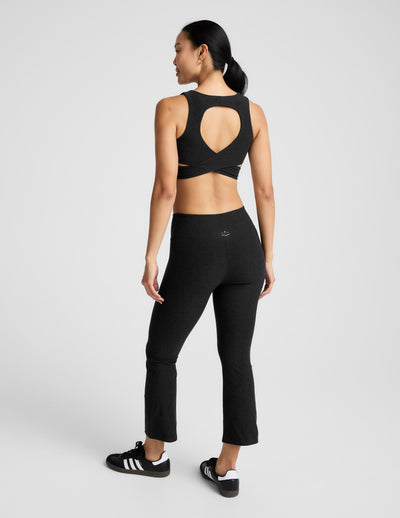 Spacedye™ Pintuck Kick Flare High Waisted Pant