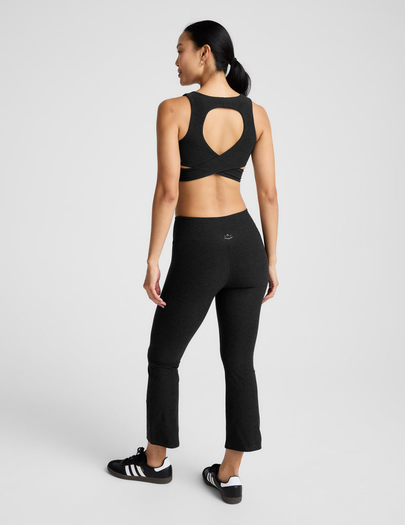 Spacedye™ Pintuck Kick Flare High Waisted Pant