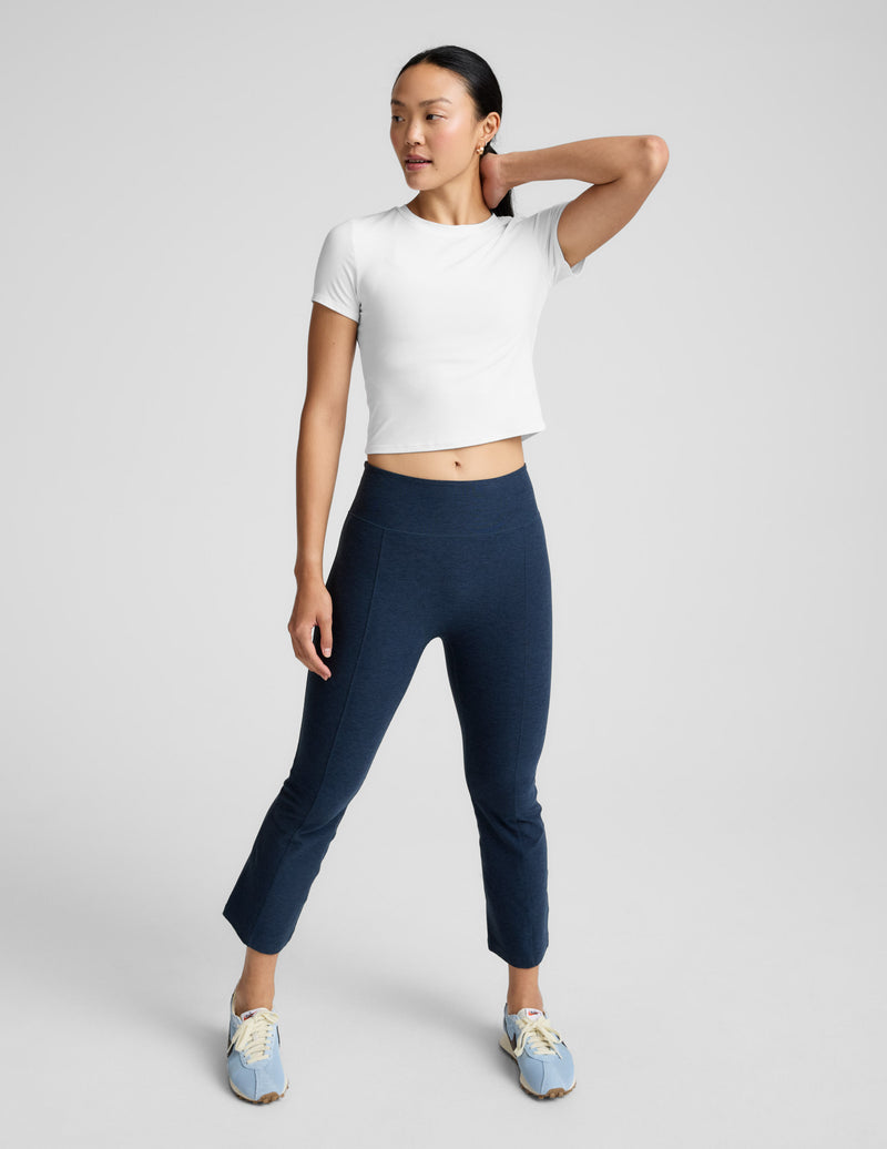 Spacedye™ Pintuck Kick Flare High Waisted Pant