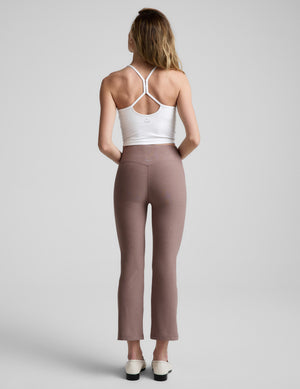 Spacedye Pintuck Kick Flare High Waisted Pant