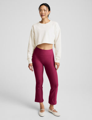 Spacedye Pintuck Kick Flare High Waisted Pant