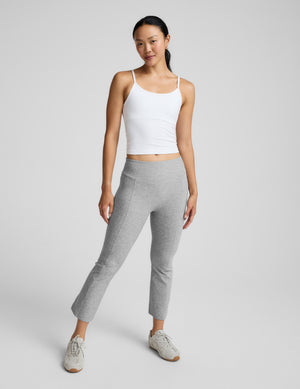 Spacedye Pintuck Kick Flare High Waisted Pant