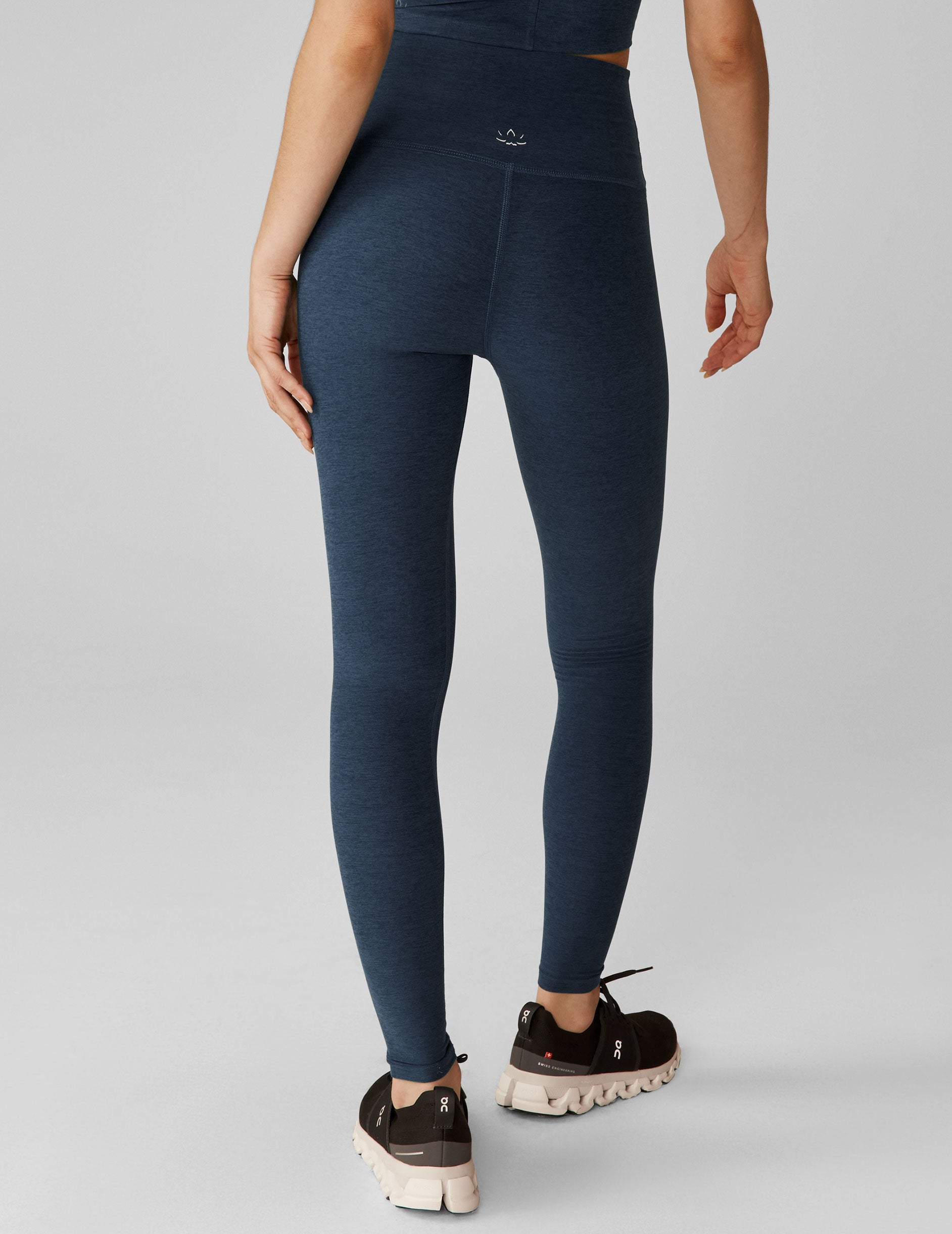 blue midi legging