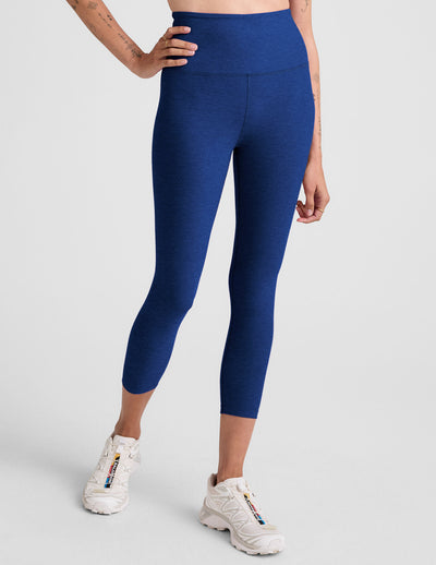 Spacedye™ Walk And Talk High Waisted Capri Legging