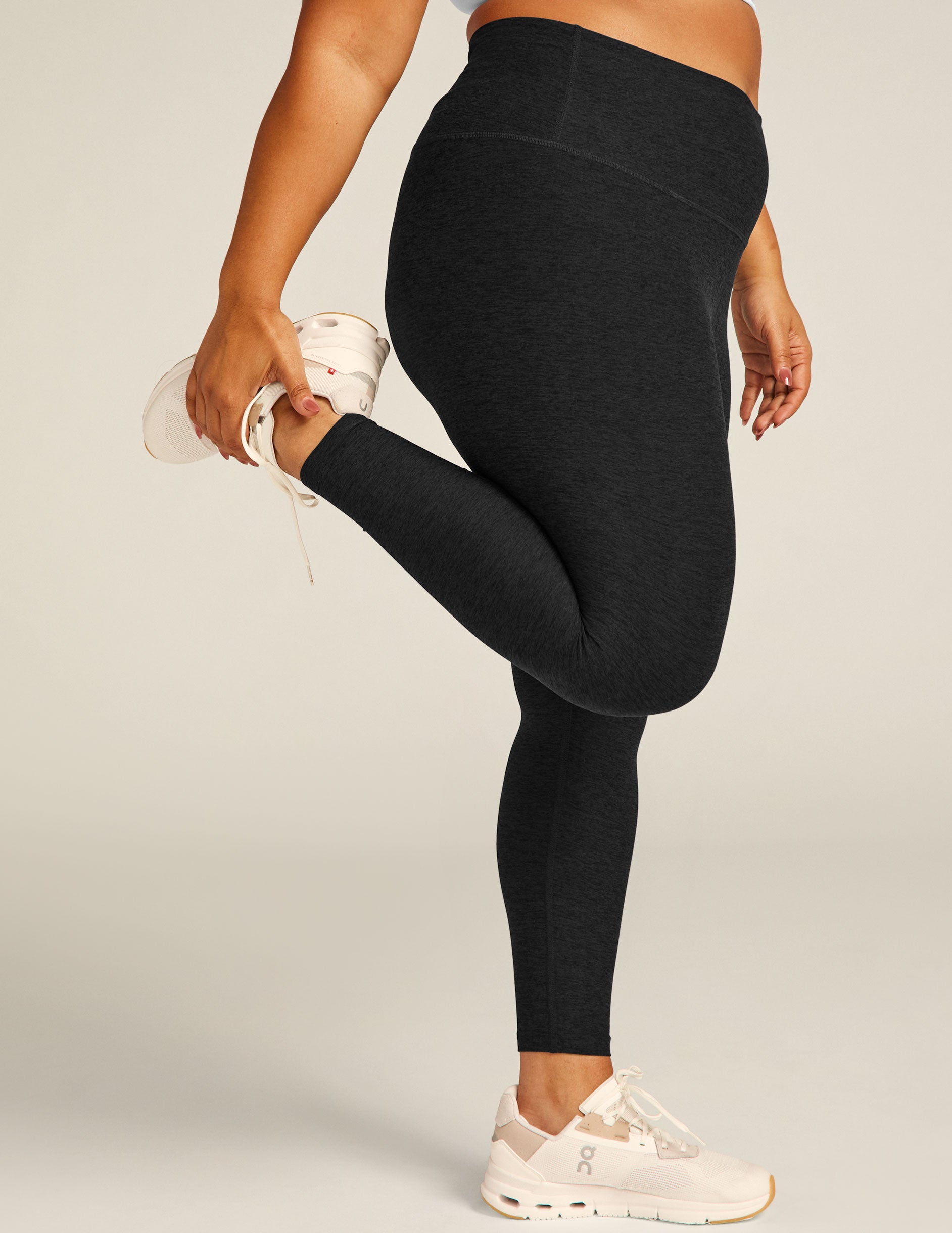 Spacedye Caught In the Midi High Waisted Legging - Silverberry Heather –  Carbon38
