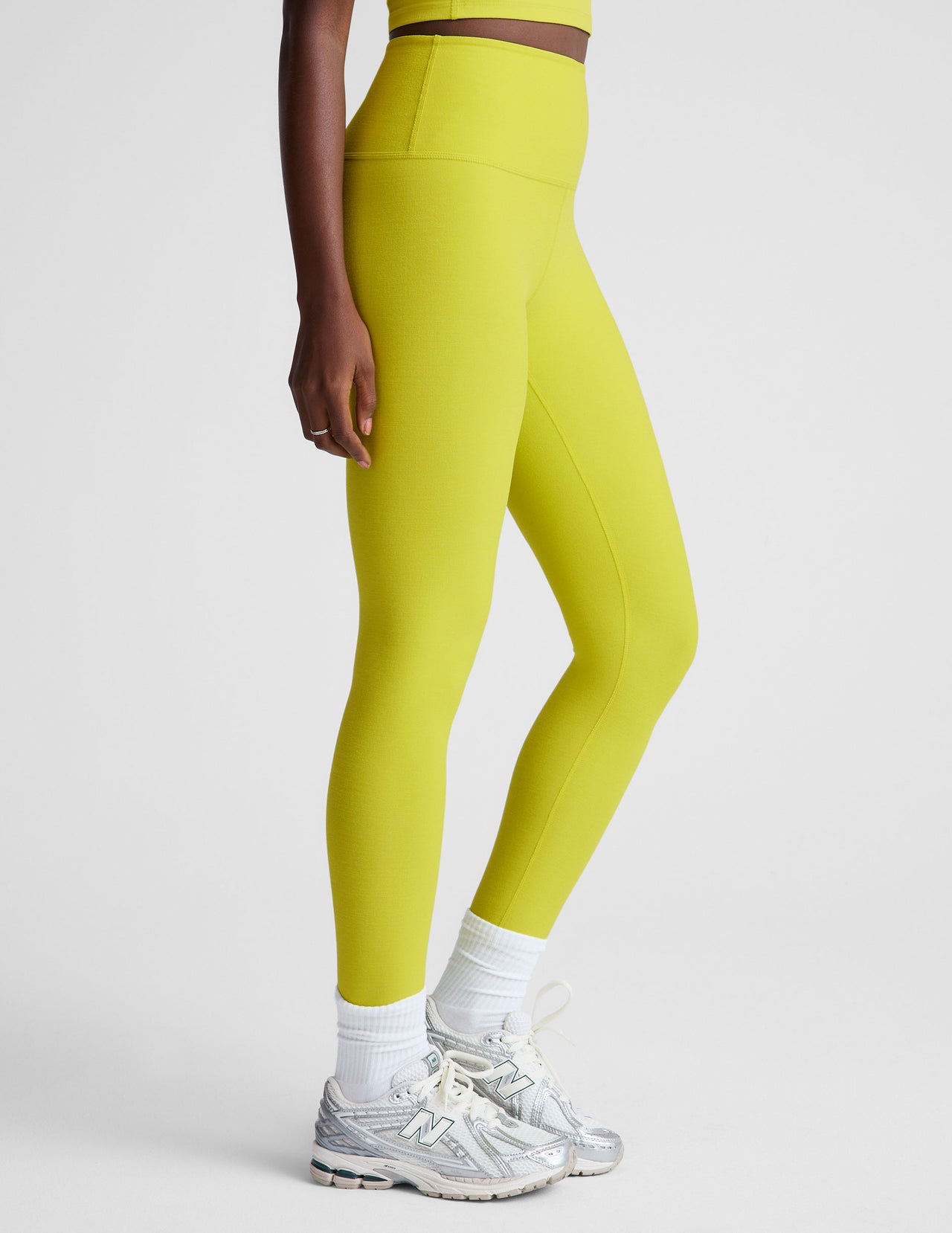 Spacedye High Waist Midi Legging - Teal Sea Heather