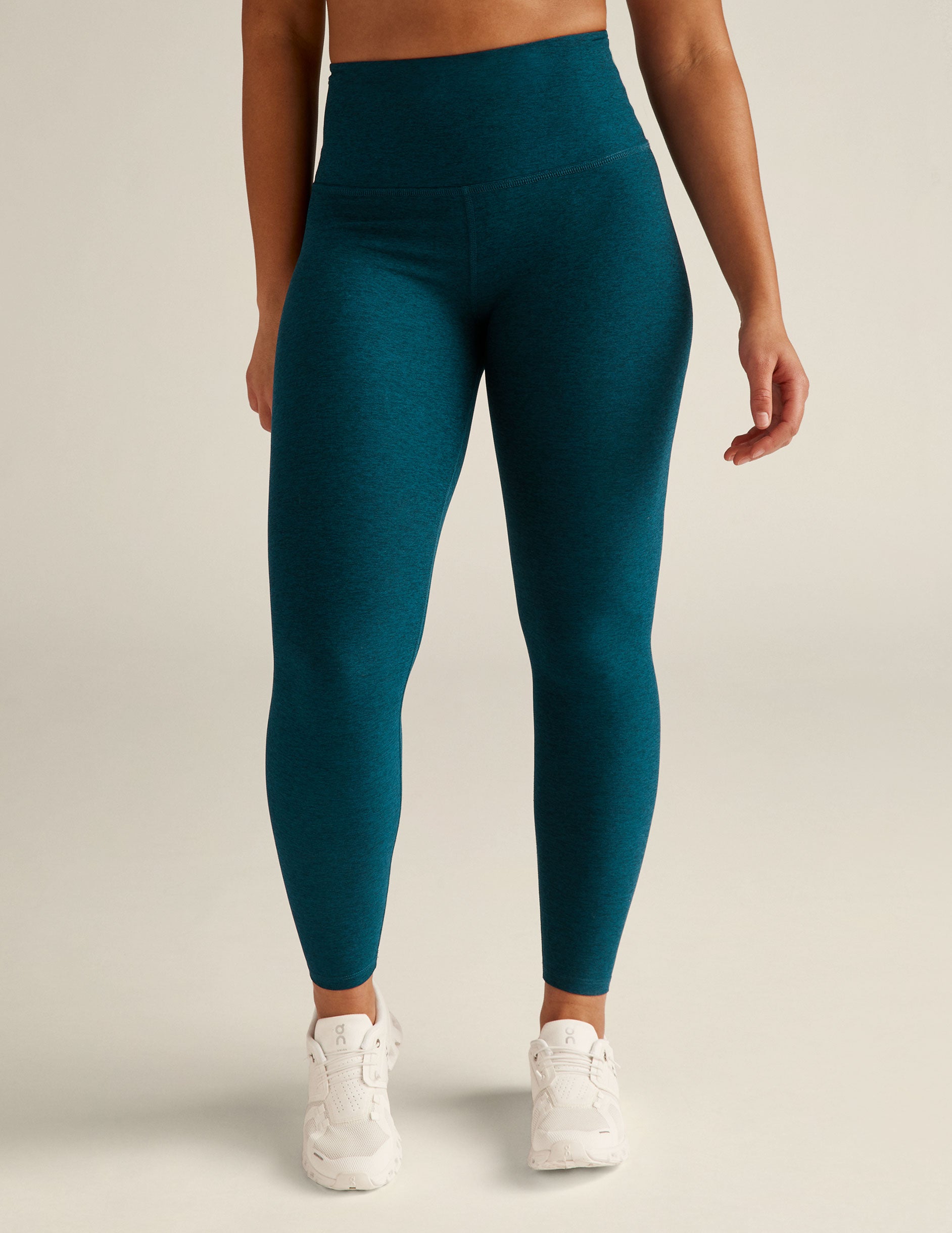 Beyond Yoga Spacedye Caught in The Midi High Waisted Legging Majestic Blue Heather S