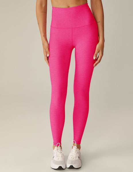 Beyond Yoga, Pants & Jumpsuits, Beyond Yoga High Waisted Midi Legging  Pink Orchid Haze Cosmic Tie Dye Size Large