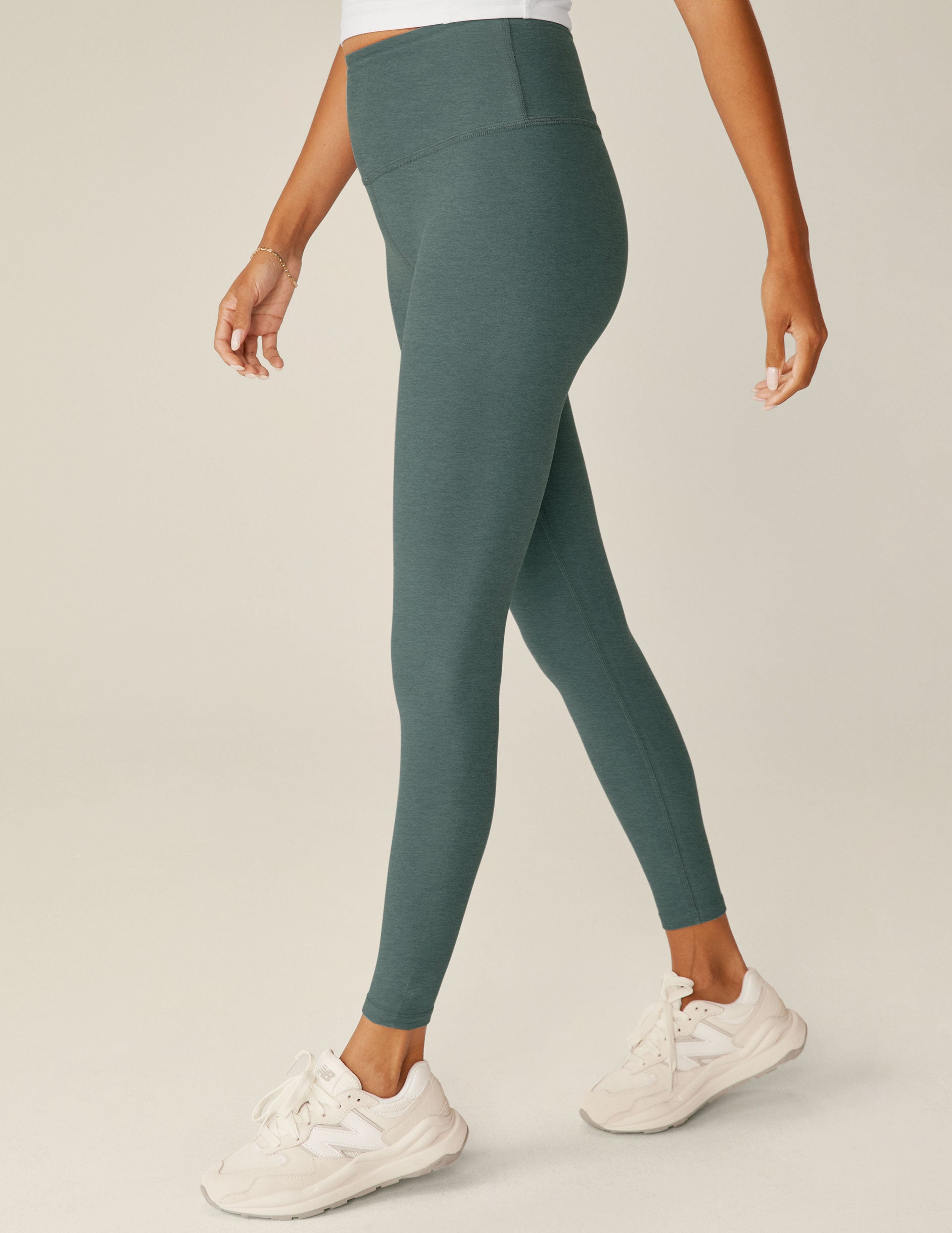 Beyond Yoga Spacedye Caught In The Midi High Waisted Legging In Blue