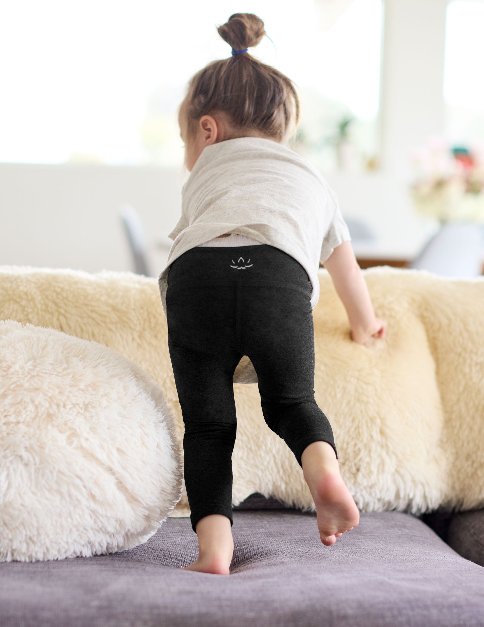 black toddler legging