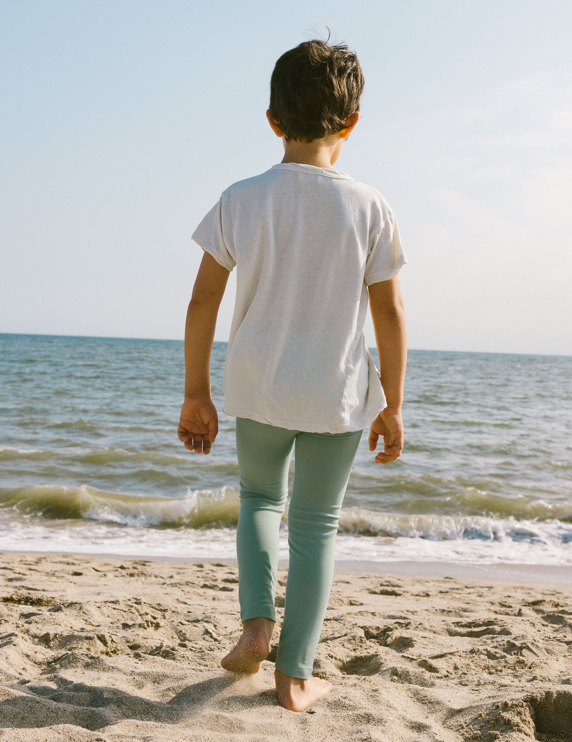 green spacedye toddler leggings. 