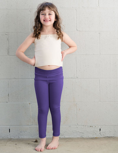 purple toddler legging