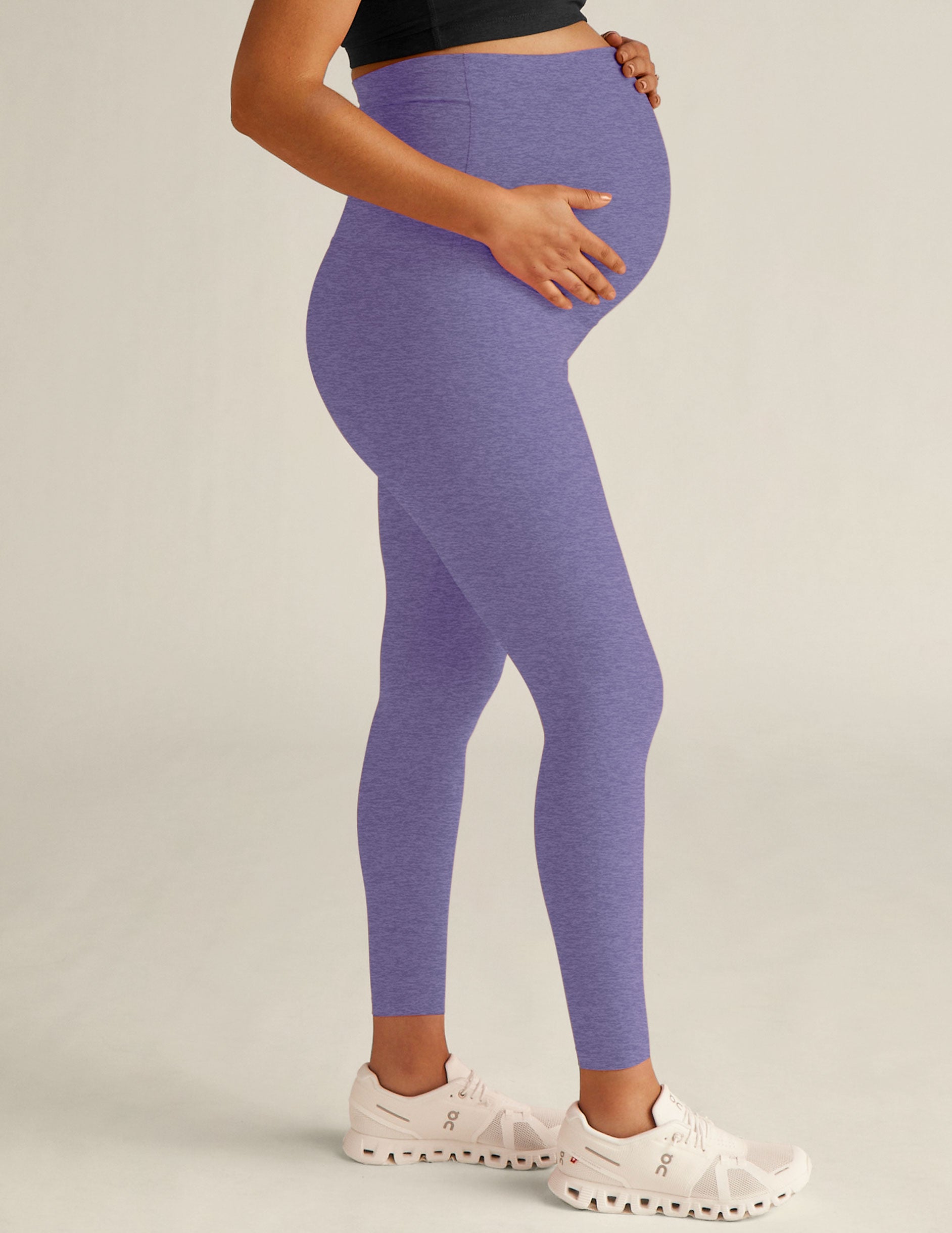 Spacedye Love the Bump Midi Maternity Legging Beyond Yoga