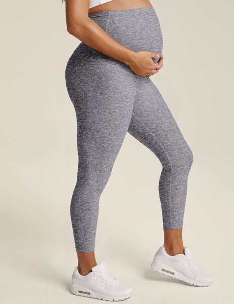 BEYOND YOGA Heather Rib Maternity Midi Legging | Shop Online at  SPORTLES.com | SPORTLES.com