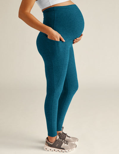 Spacedye Love the Bump Maternity Pocket Midi Legging Primary Image