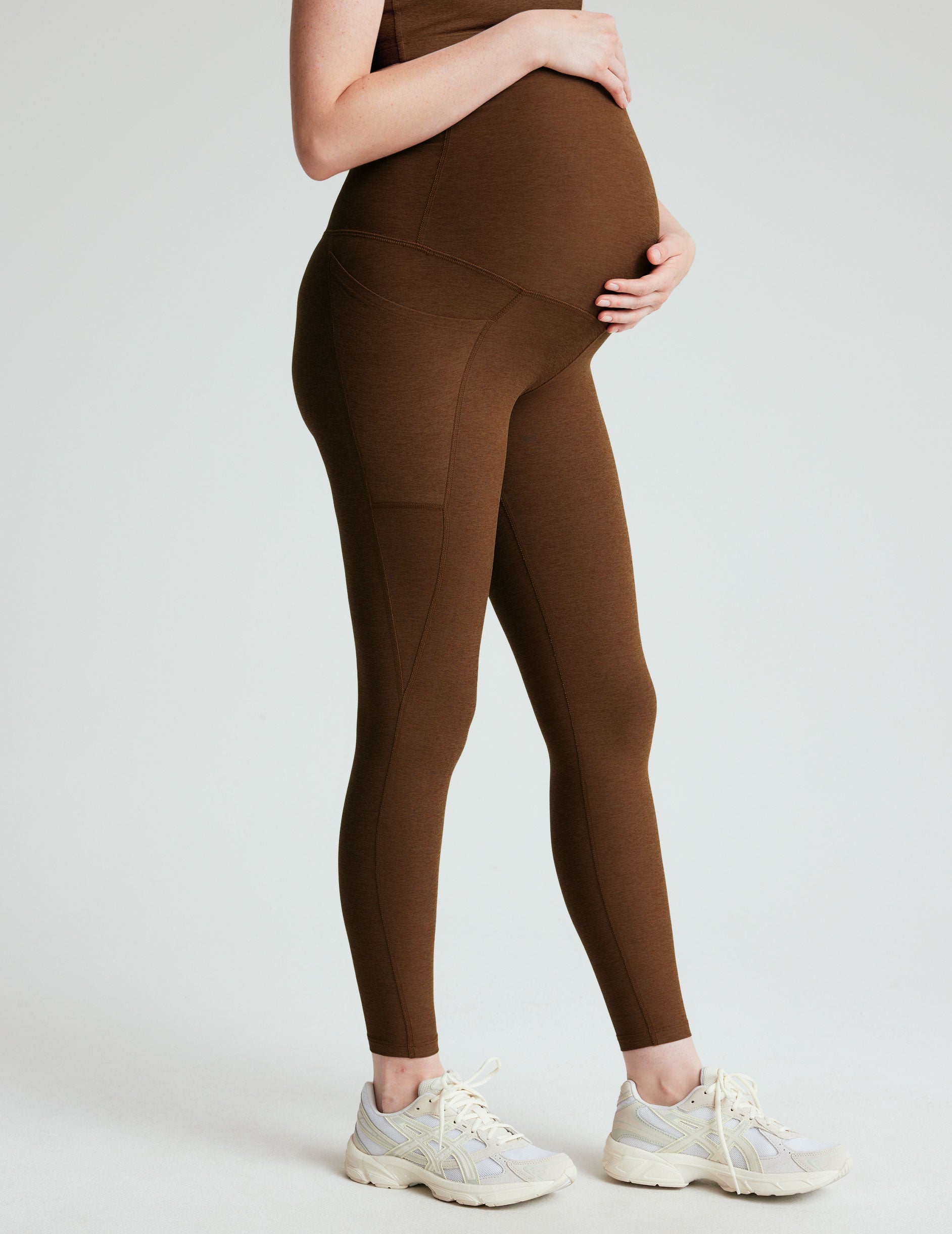 Spacedye Love the Bump Maternity Pocket Midi Legging Beyond Yoga