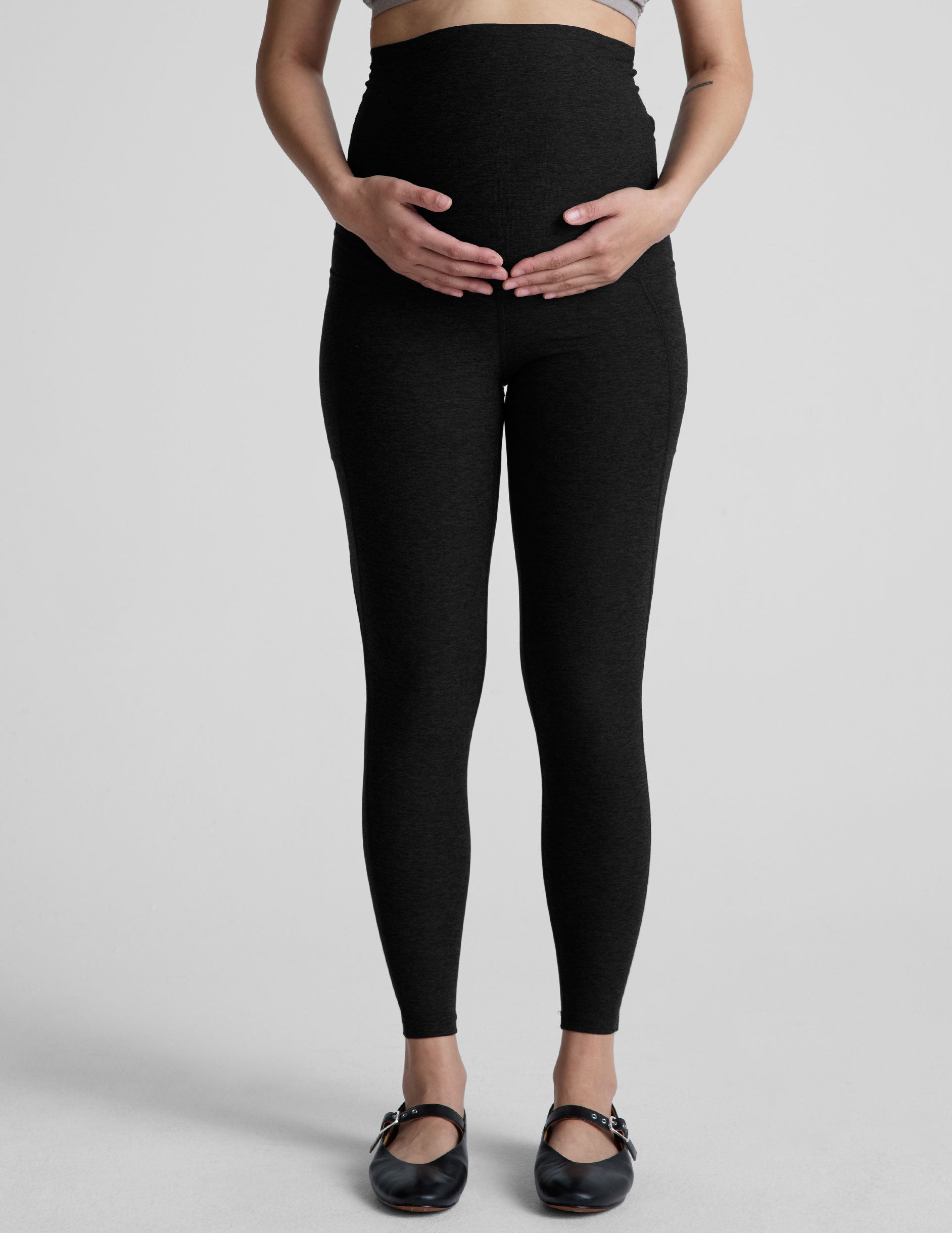 Spacedye Love the Bump Maternity Pocket Midi Legging