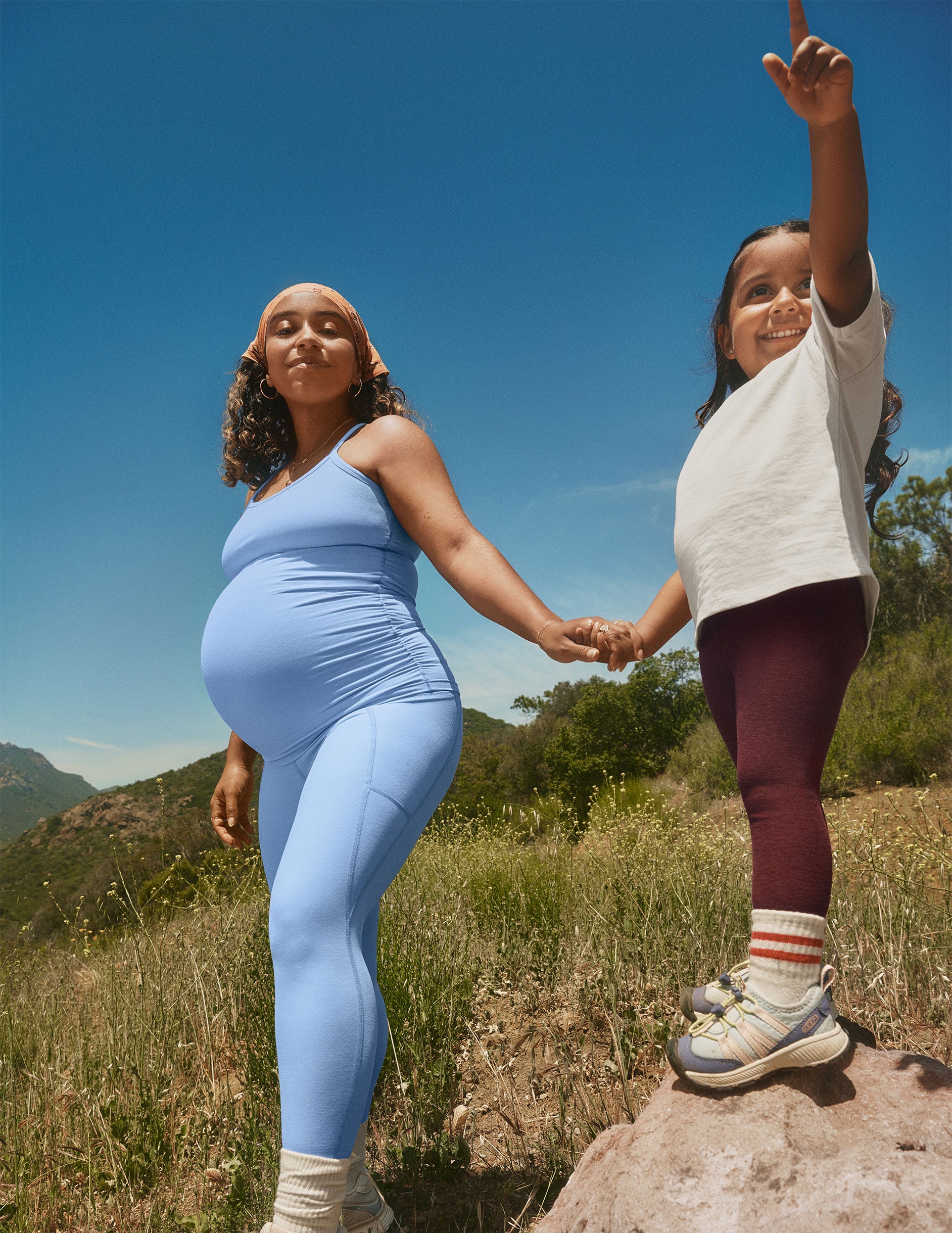 Spacedye Love the Bump Maternity Pocket Midi Legging