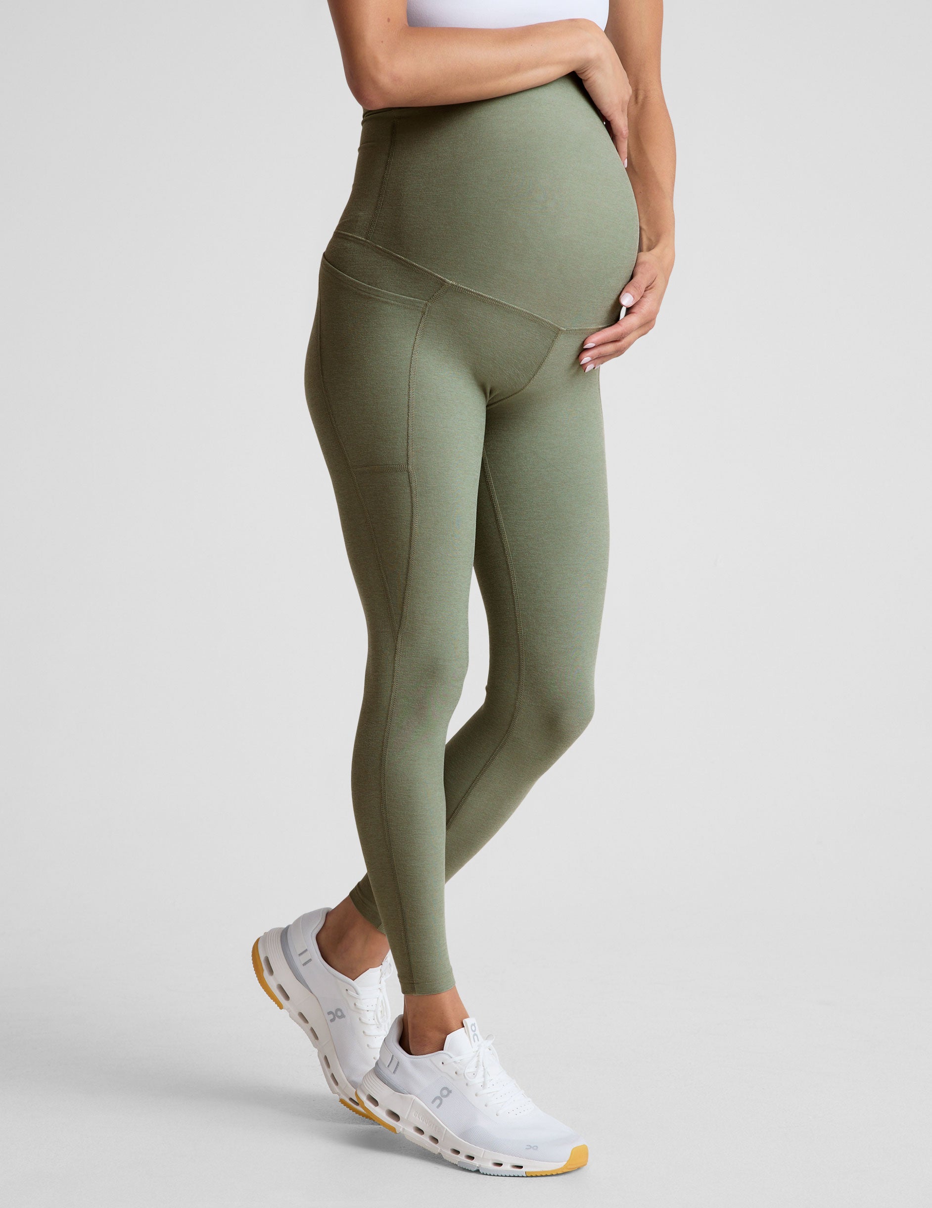 Spacedye Love the Bump Maternity Pocket Midi Legging