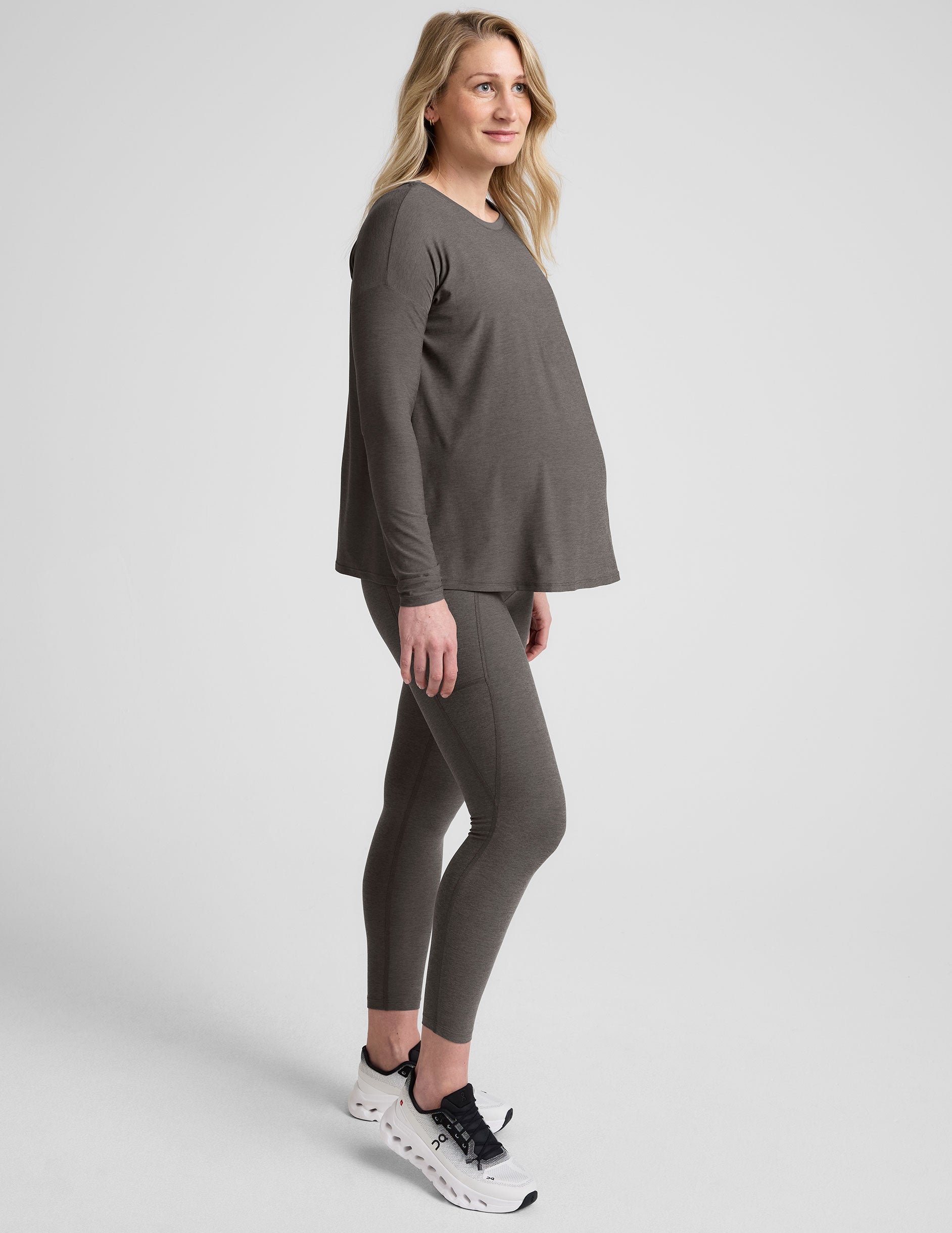 Spacedye Love the Bump Maternity Pocket Midi Legging | Beyond Yoga