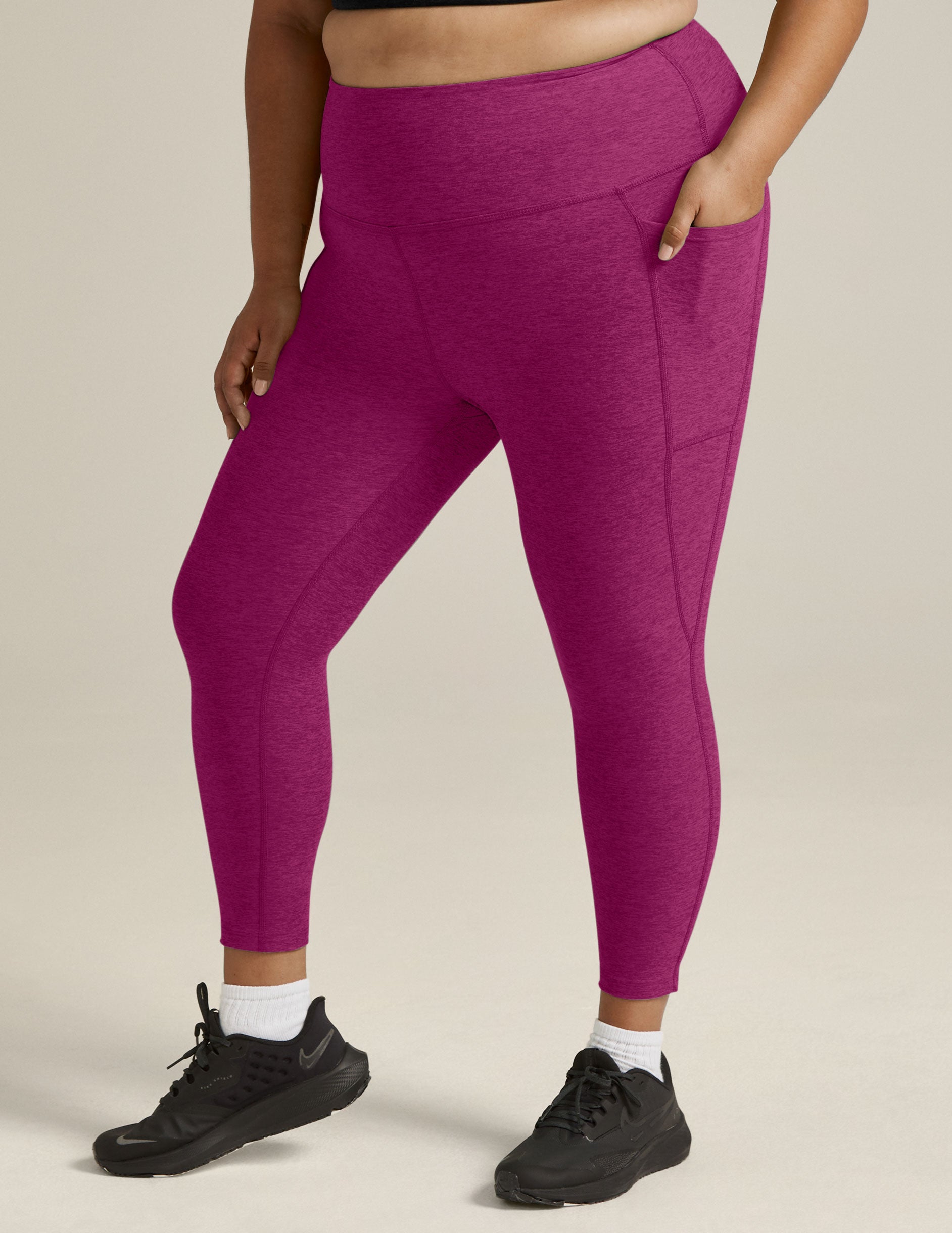 Spacedye Out Of Pocket High Waisted Midi Legging | Beyond Yoga