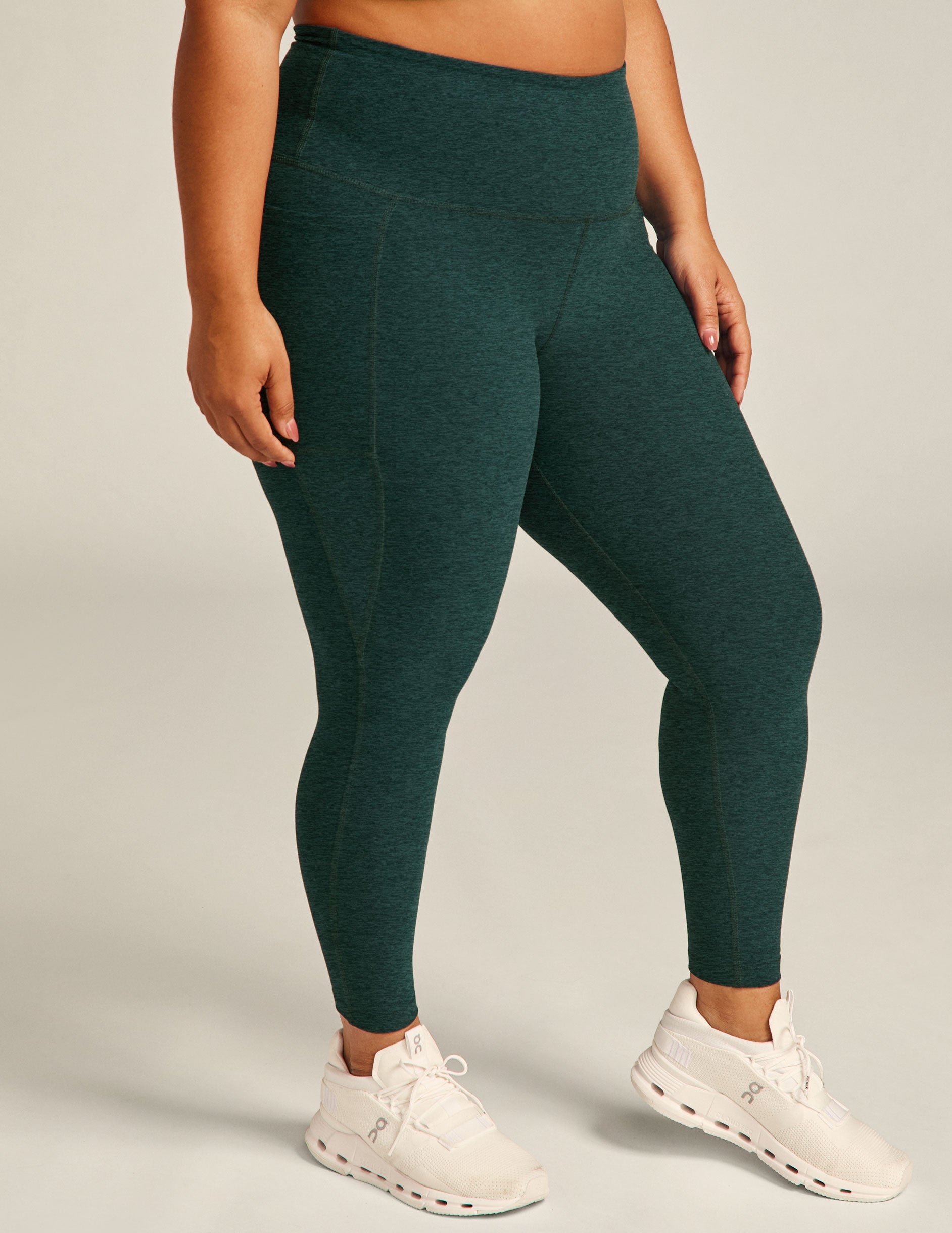 Ivy Park Adidas X Plus leggings in Green | Lyst