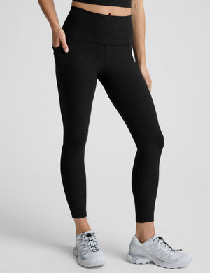 Beyond Yoga Spacedye Out Of Pocket High Waisted Midi Legging | Darkest Night / XXS Beyond Yoga Spacedye Out Of Pocket High Waisted Midi Legging | Darkest Night / XXS