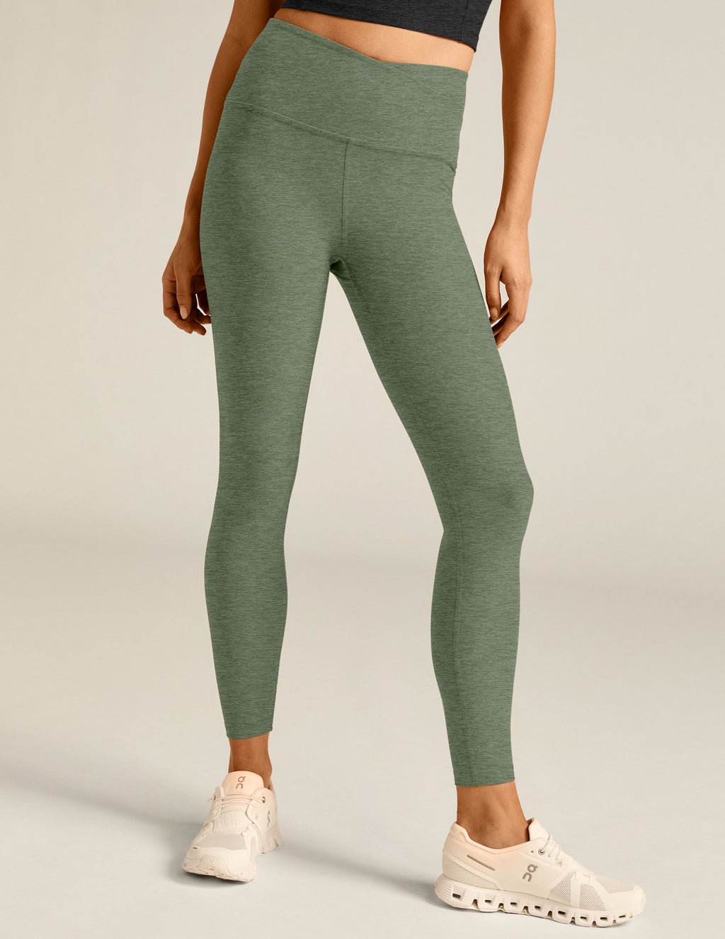 Spacedye At Your Leisure High Waisted Midi Legging Secondary Image