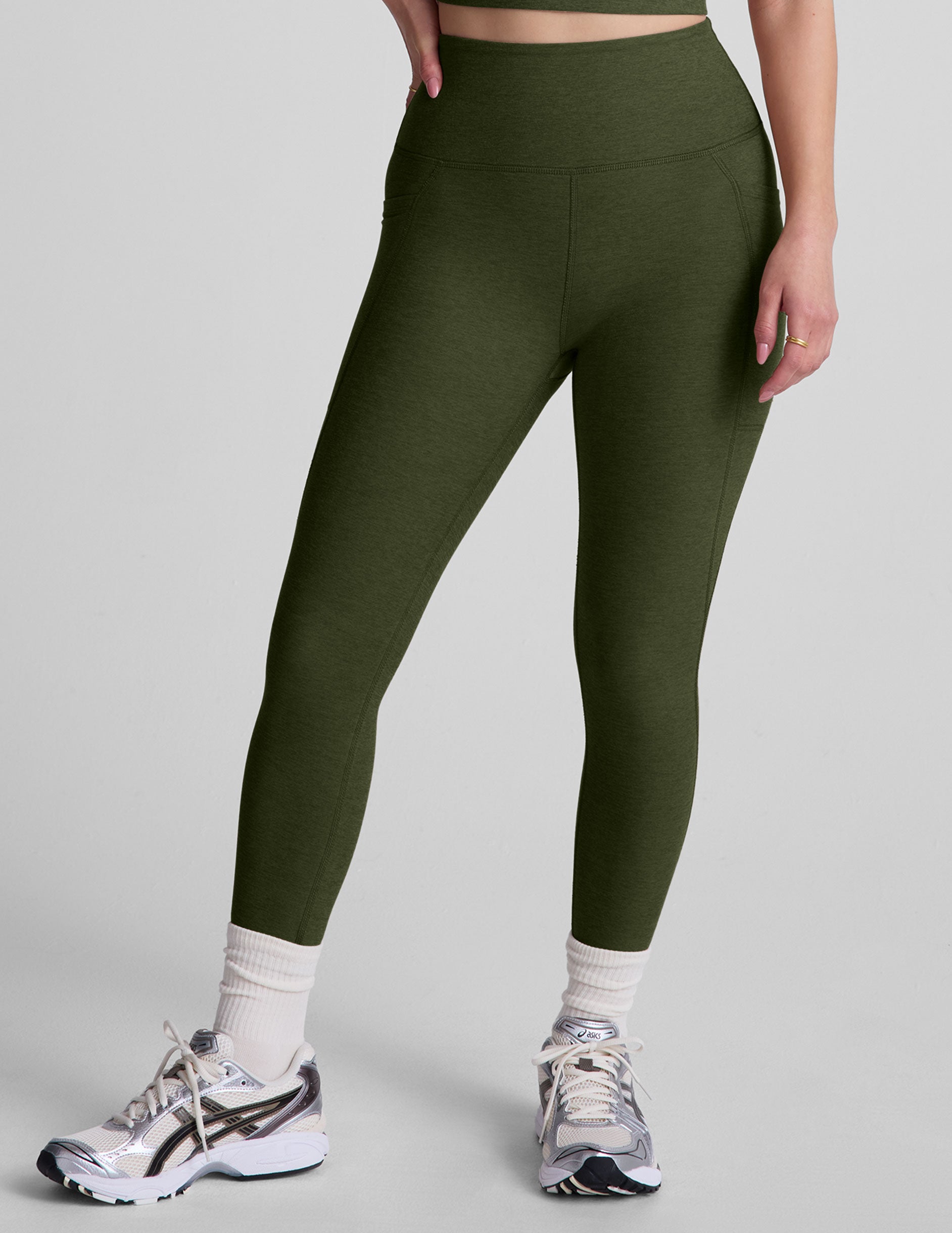 Spacedye Out Of Pocket High Waisted Capri Legging