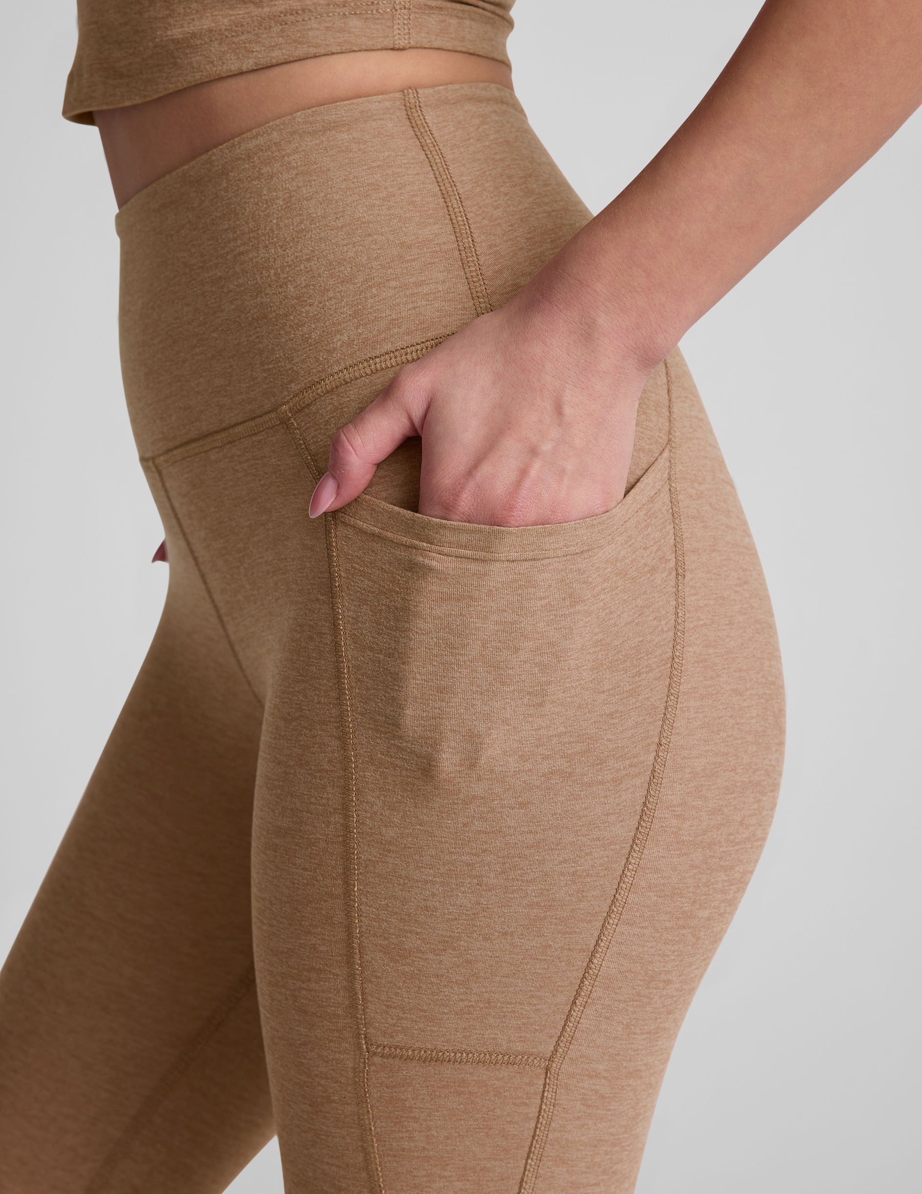 Spacedye Out Of Pocket High Waisted Capri Legging