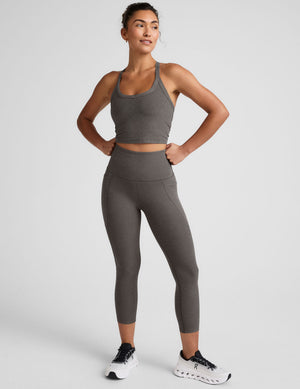 Spacedye Out Of Pocket High Waisted Capri Legging