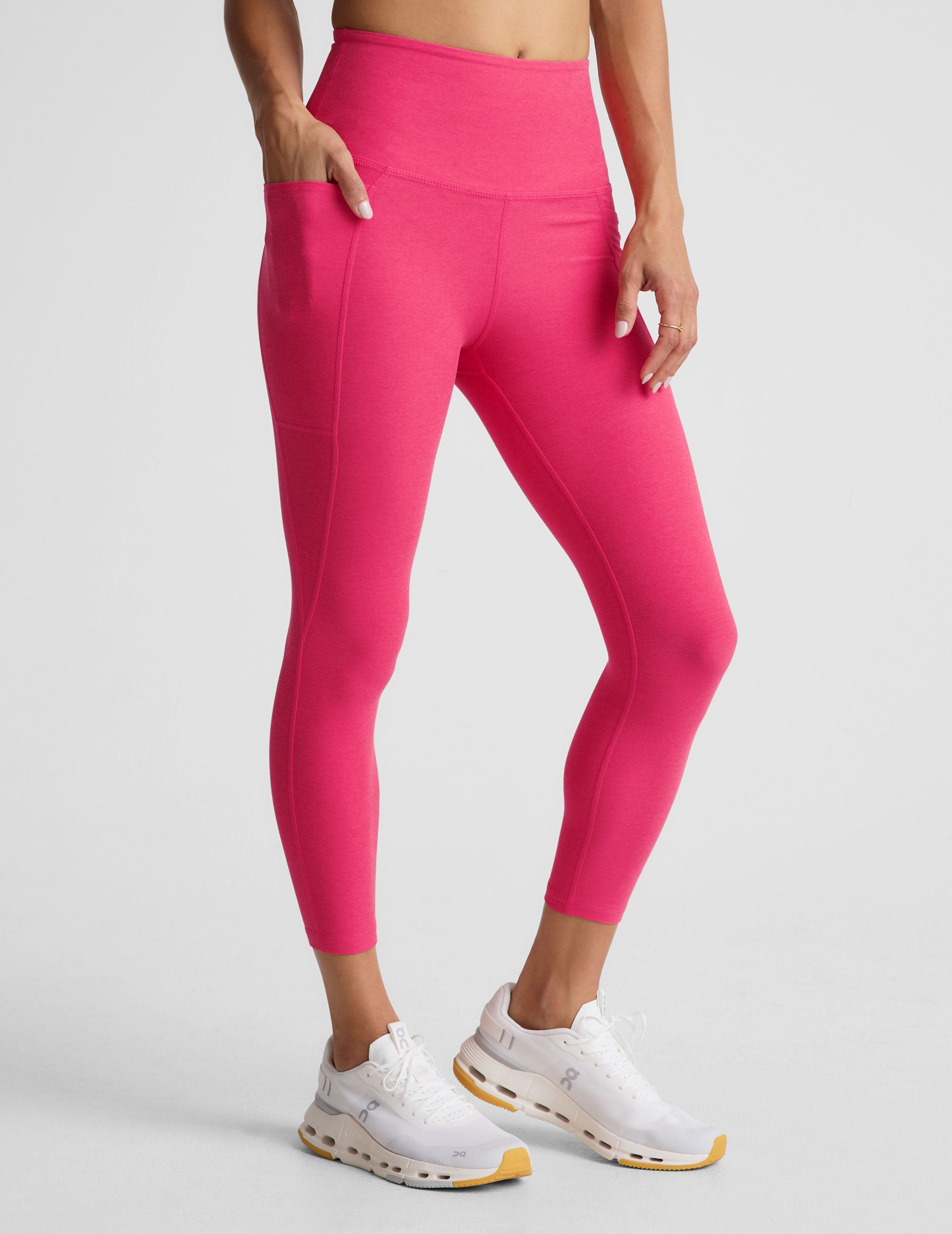 Spacedye Out Of Pocket High Waisted Capri Legging