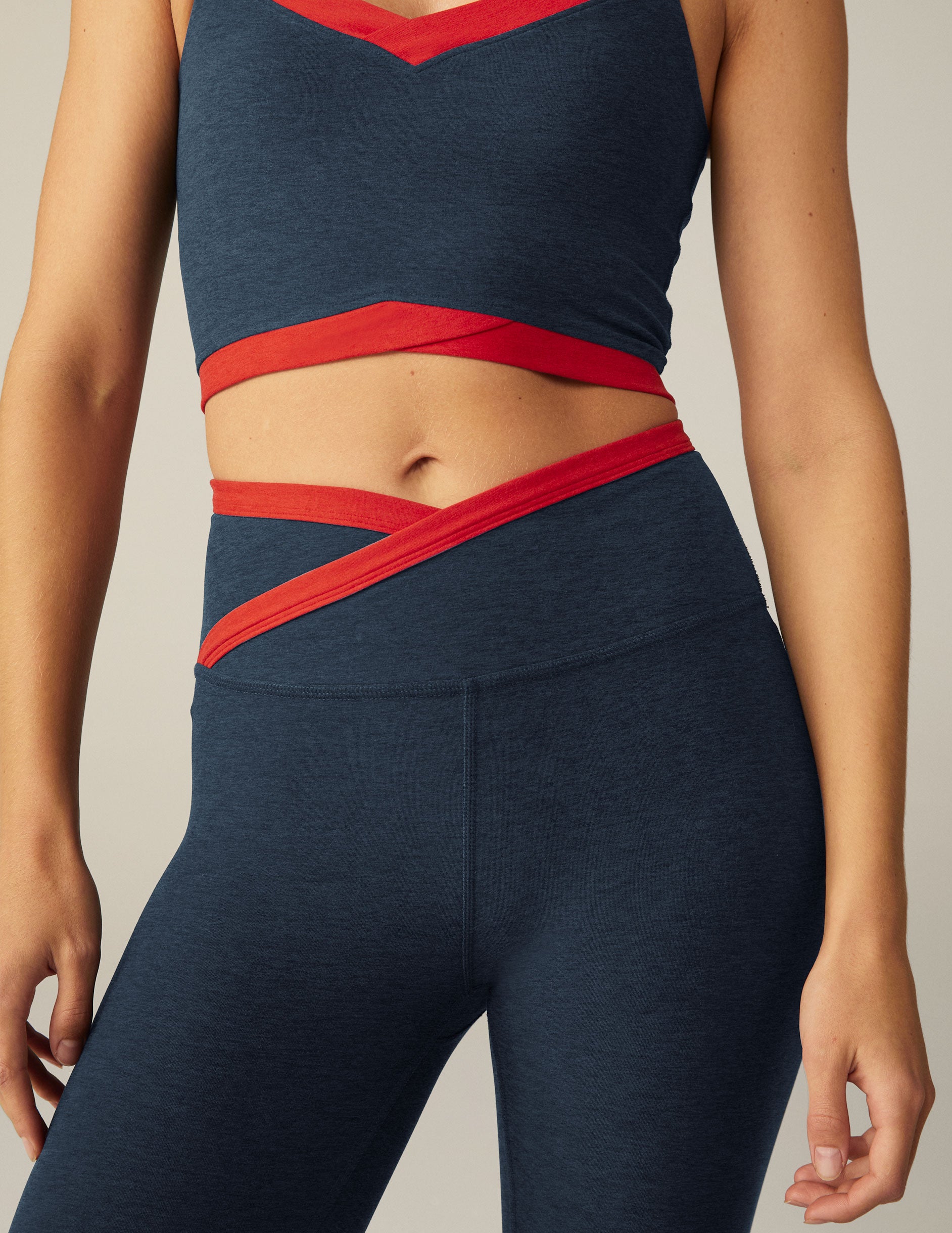 Spacedye Outlines High Waisted Midi Legging | Beyond Yoga