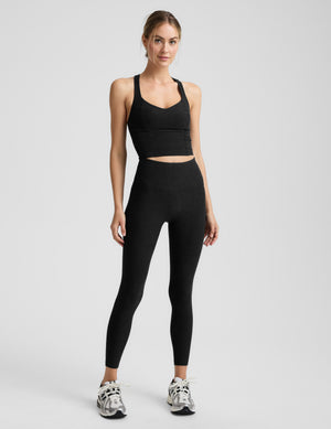 Spacedye No Front Seam Midi Legging