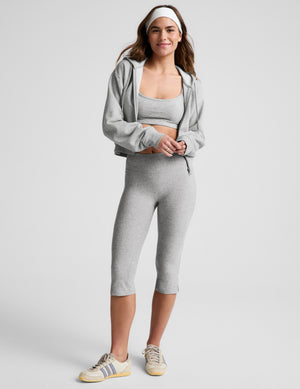 Spacedye Mid-Rise Slit Pedal Pusher Legging