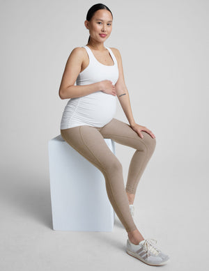 white maternity tank top