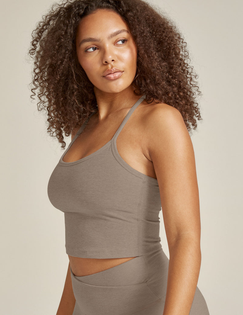 Spacedye™ Slim Racerback Cropped Tank