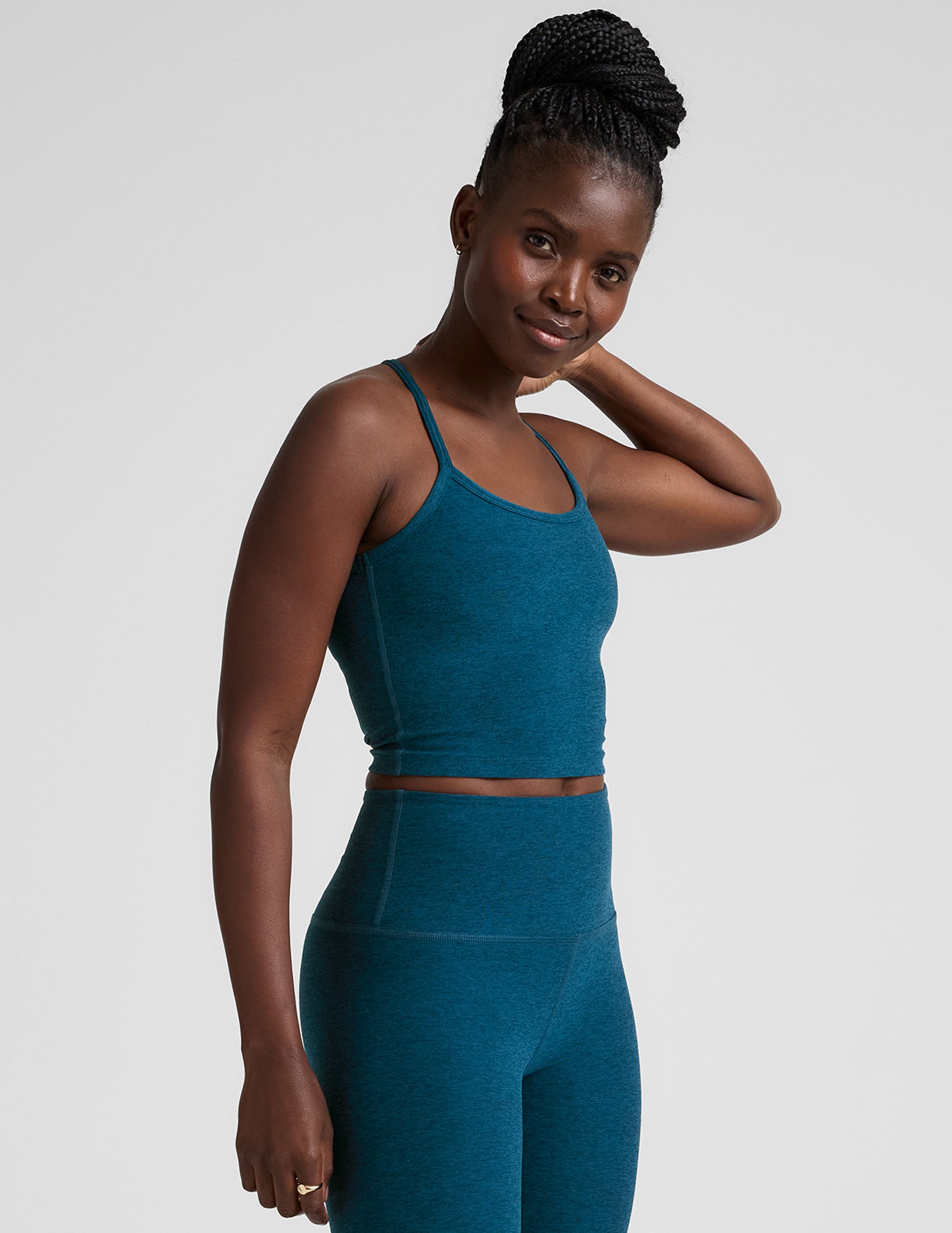 Spacedye Slim Racerback Cropped Tank | Beyond Yoga