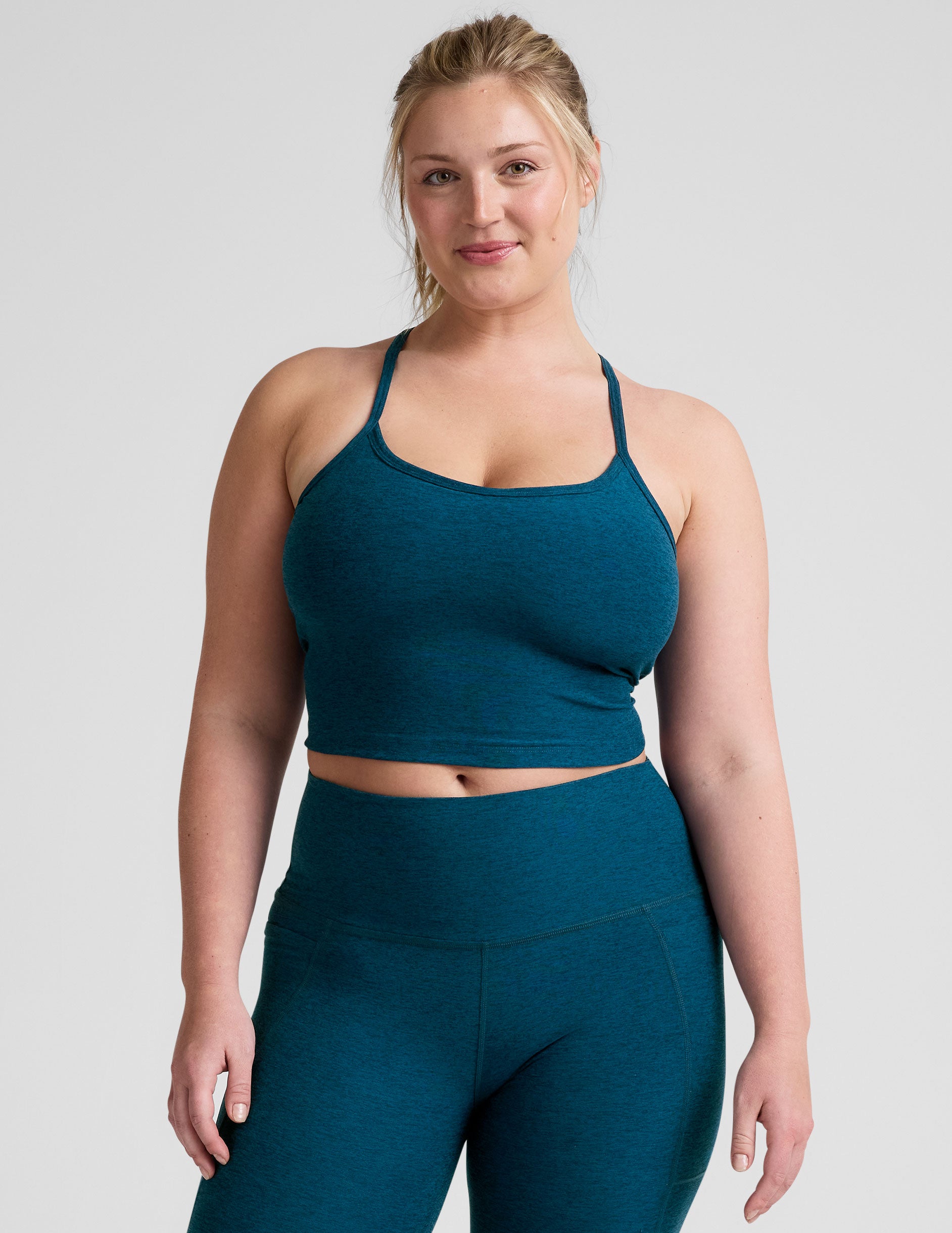 Spacedye Slim Racerback Cropped Tank | Beyond Yoga