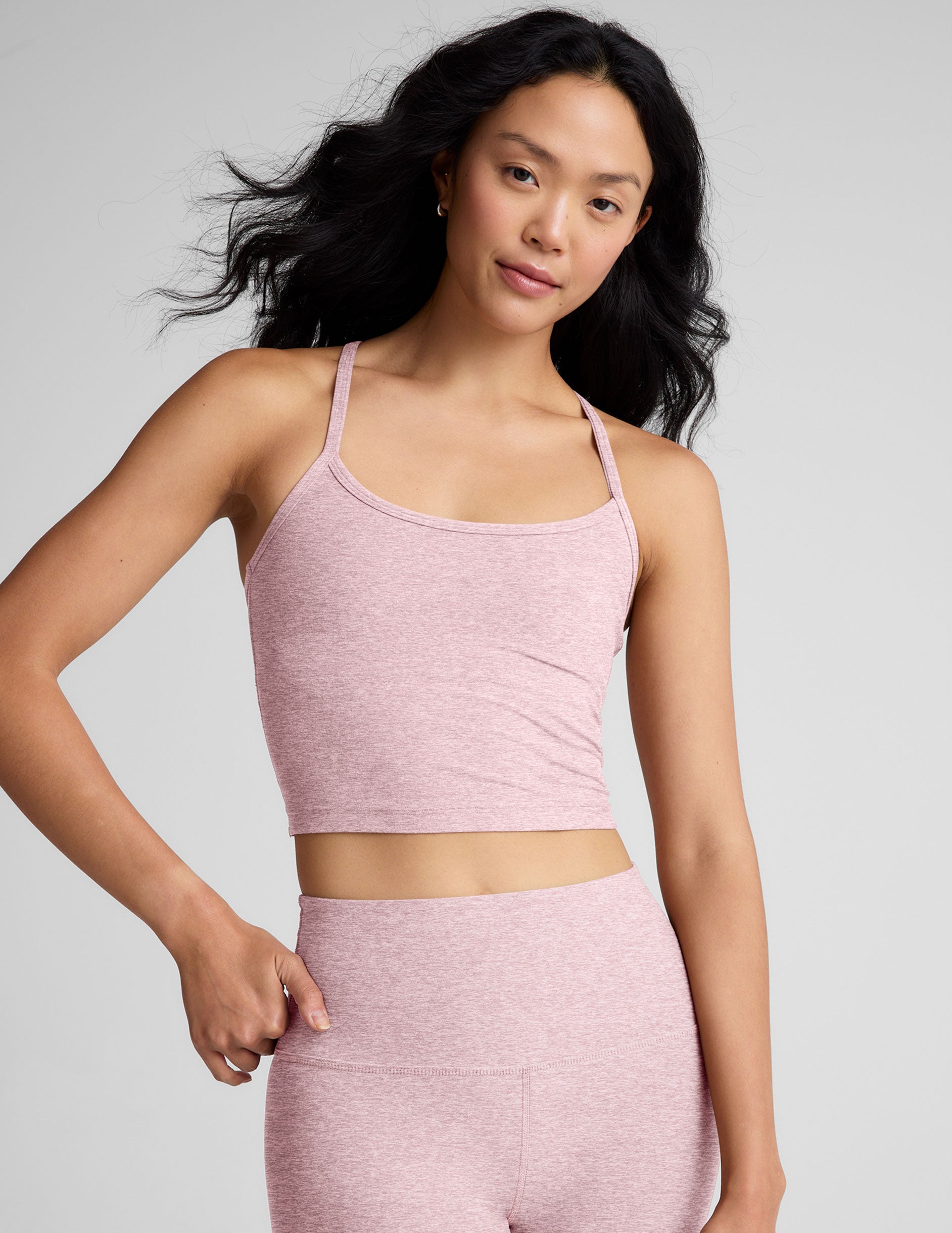 Spacedye Slim Racerback Cropped Tank | Beyond Yoga