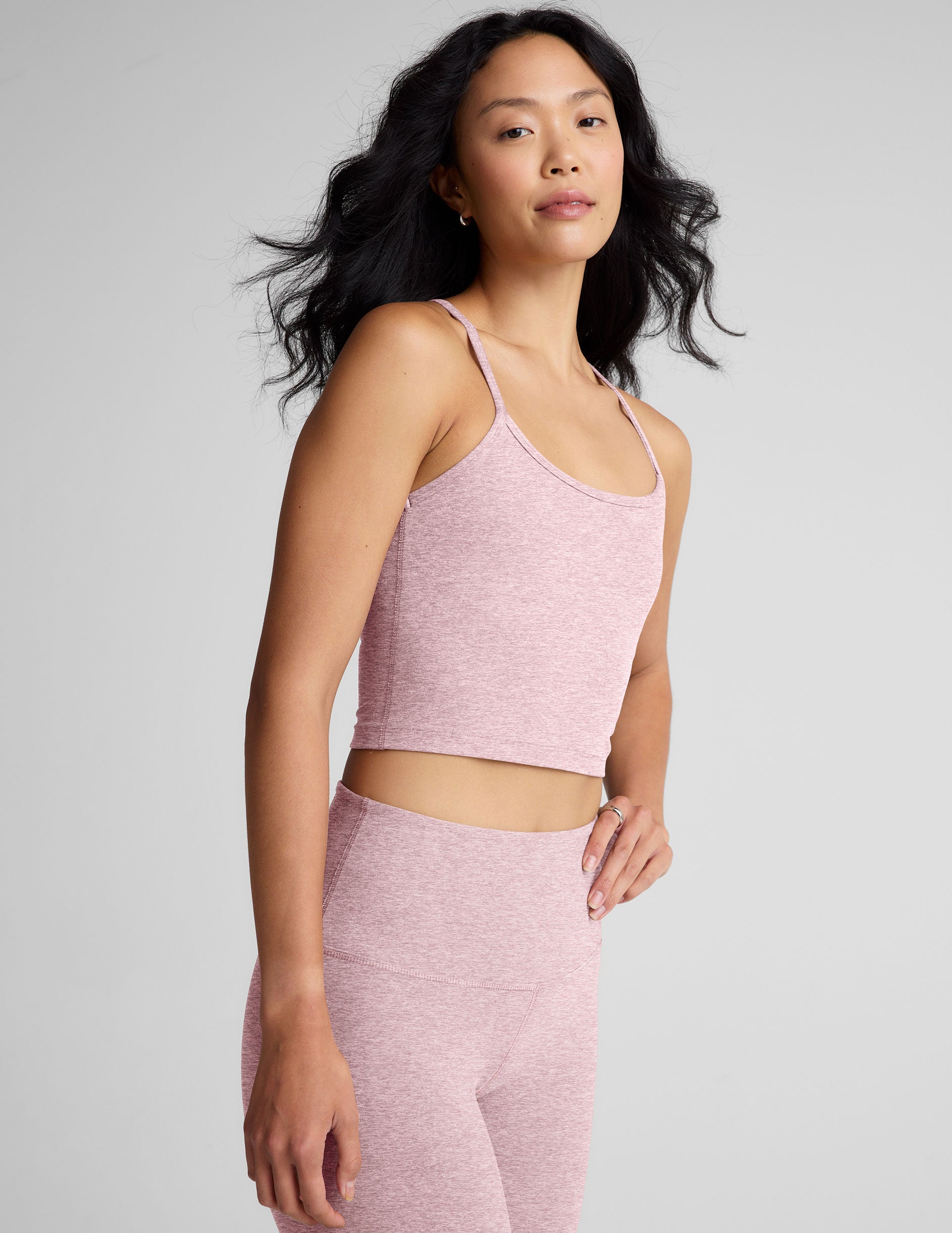 Spacedye Slim Racerback Cropped Tank
