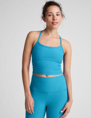 Spacedye Slim Racerback Cropped Tank