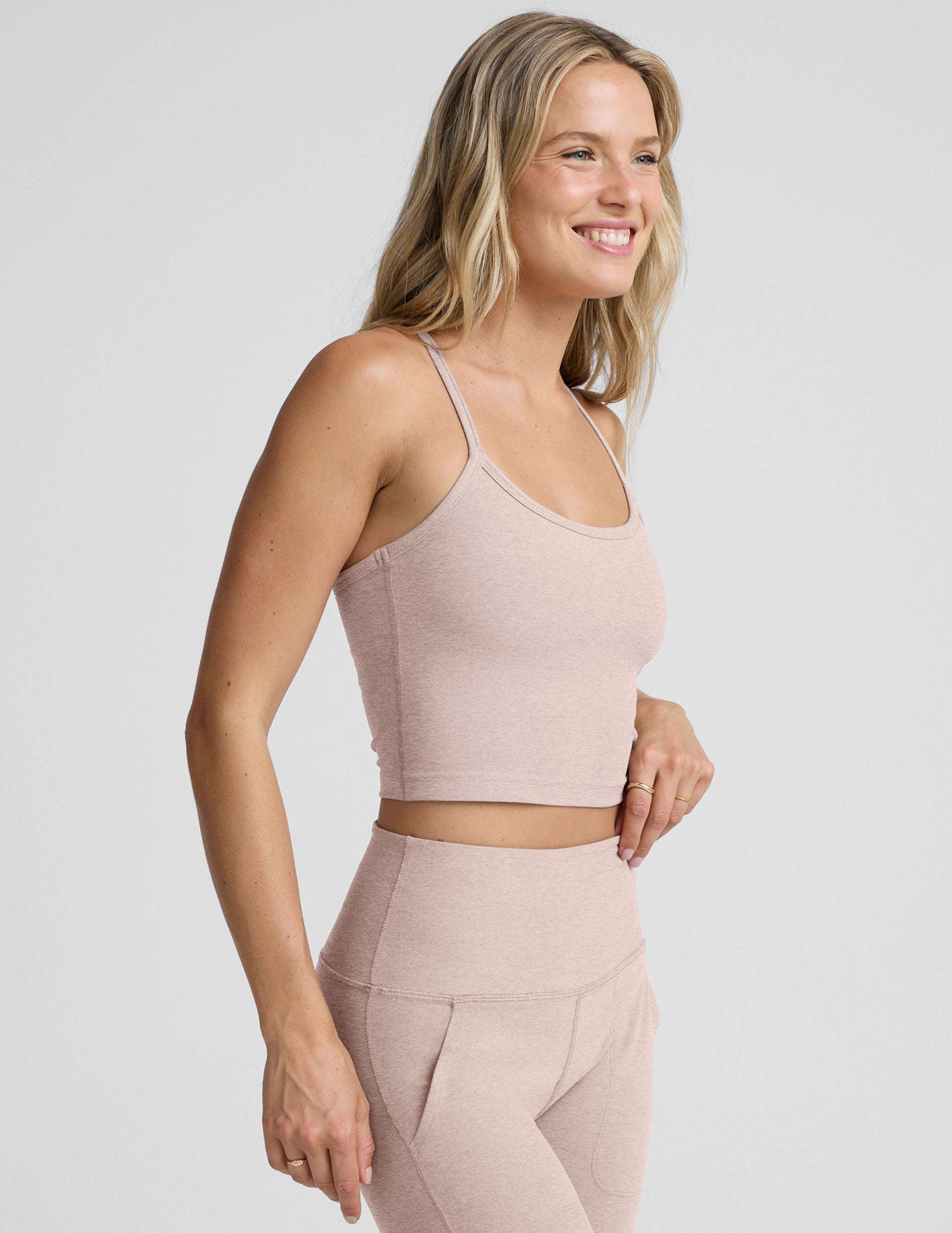 Spacedye Slim Racerback Cropped Tank | Beyond Yoga