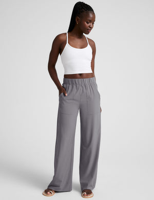 white slim strapped racerback cropped tank. 