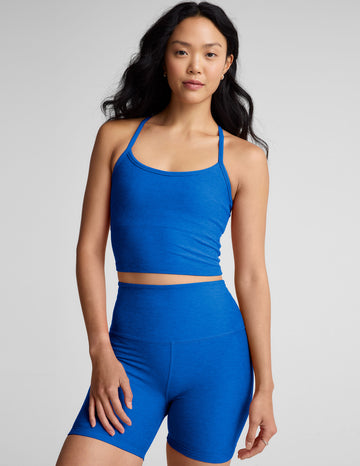 Spacedye Slim Racerback Cropped Tank