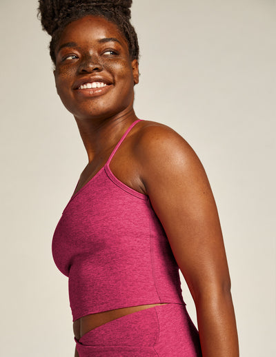 red racerback crop tank. 