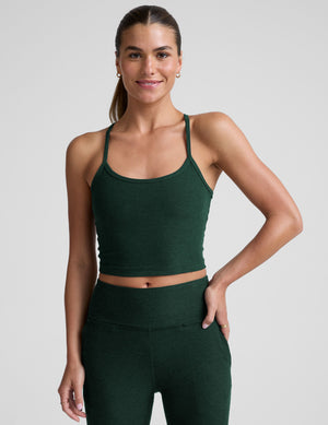 Spacedye Slim Racerback Cropped Tank