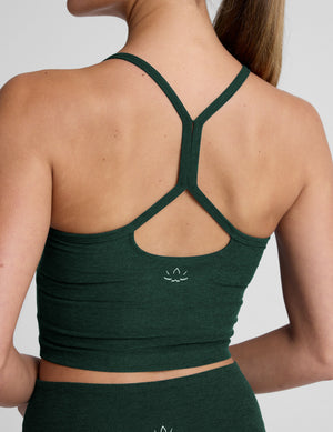 Beyond Yoga Slim Racerback Cropped Tank Darkest Night – Taglia S Nuovo Con Etichette - Foto 4