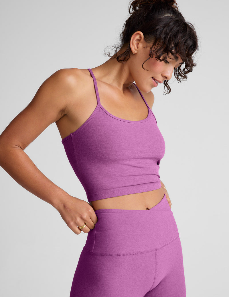 Spacedye™ Slim Racerback Cropped Tank