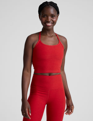 Spacedye Slim Racerback Cropped Tank